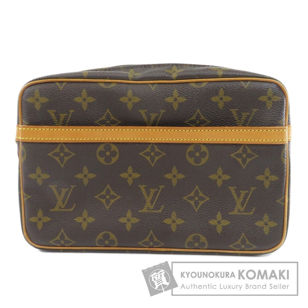 Louis Vuitton Compiegne Monogram Clutch Bag Canvas